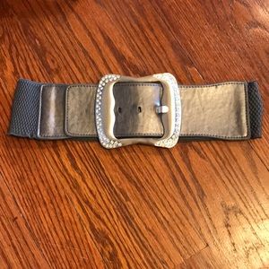 Grey belt with bling